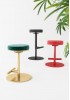 Aiden Bar Stool H65-80cm - Grey Velvet